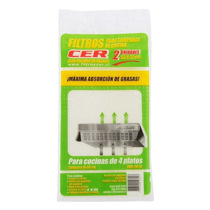 Filtro de Campana Para Cocinas, 2 Un