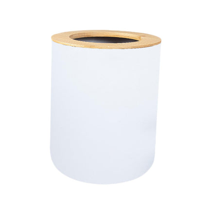 Accesorios De Baño Papelera Pequeña De Tamaño Pequeño Para Dormitorio Dormitorio Escritorio Blanco