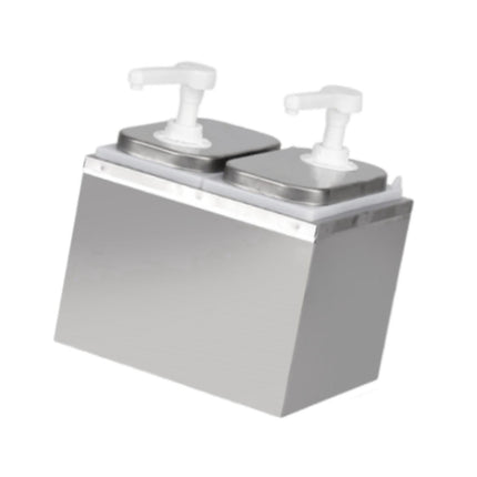 Dispensador De Bomba De Salsa 2000 Ml De Condimento Condimento De Condimentos Para Barra De Origen 2l 2 Cabeza