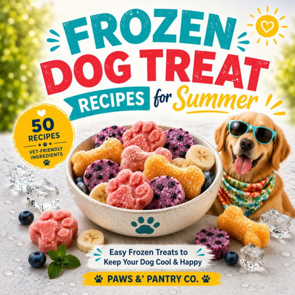 Libro de recetas de premios congelados para perros: más de 40 recetas caseras fáciles