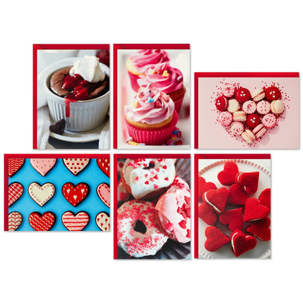 Tarjetas de San Valentín Hallmark Dulces Delicias, paquete de 36