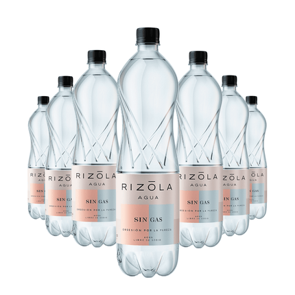Agua Sin Gas Rizola 1,5L Pack X6 Unidades