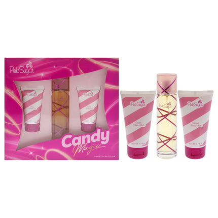 Set de Regalo Perfume Aquolina Magia De Caramelo De Azúcar Rosa EDT 100ml