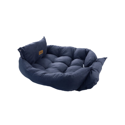 Cama para mascotas perro y gatos 68x50x40 Azul