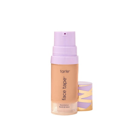 Base Face Tape de Tarte – Base de Acabado Mate de Cobertura para Rostro con Hongo de Nieve y Ácido Hialurónico para Hidratación, Resistente al Agua, Vegana y Libre de Crueldad