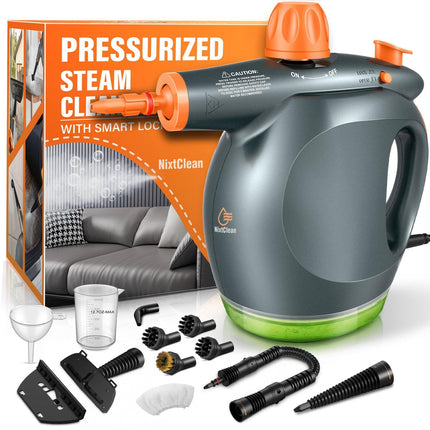 Limpiador a vapor portátil NixtClean 1250 W con detergente 475 ml