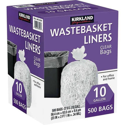 Bolsas Basura Papelero 58 x 64 cm Kirkland 500 un | Apishop.cl