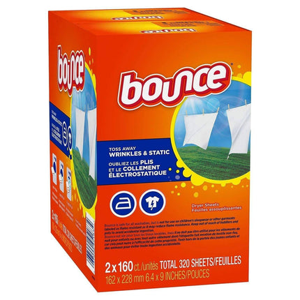 Hojas Suavizantes para Secadora Bounce 320 un | Apishop.cl