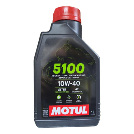 Aceite De Moto 10w 40 5100 Semi Sintetico Motul 4t 1l