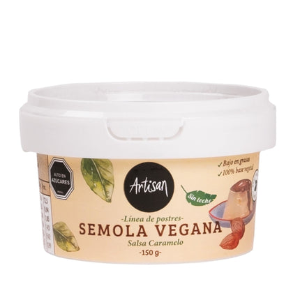 Sémola Vegana Salsa Caramelo, 150 g | Apishop