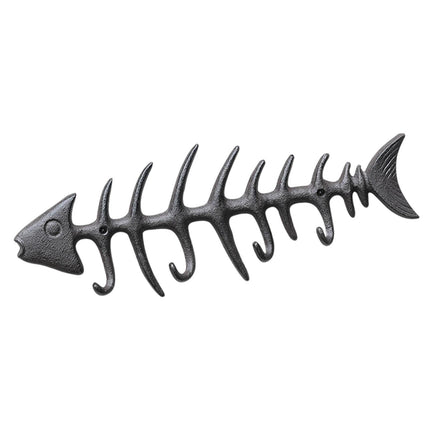 Toallero Con Forma De Espina De Pescado, Elegante Llavero Para Jardín, Patio, Baño, 32,5 X 15 X 5 Cm