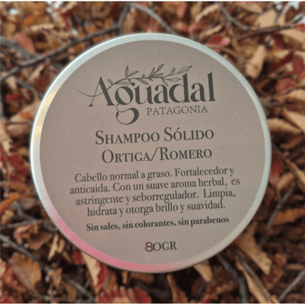 Shampoo en barra Ortiga - Romero 80 gr