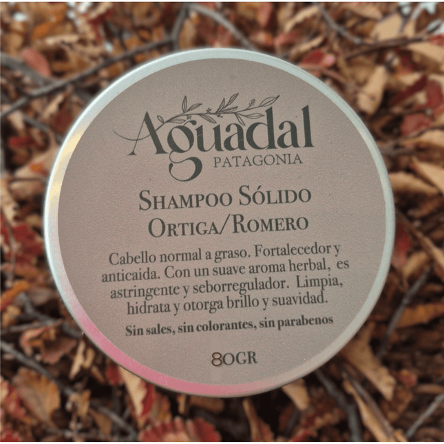 Shampoo en barra Ortiga - Romero 80 gr