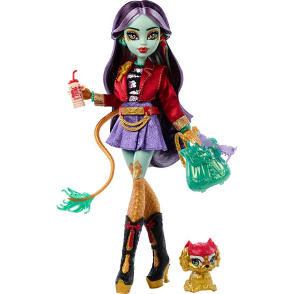 Muñeca Monster High Jinafire Long Dragón con Mascota