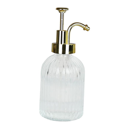 Dispensador De Jabón De 300 Ml, Resistente, Transparente, Recargable, Para Cocina, Encimera, Baño, Dorado