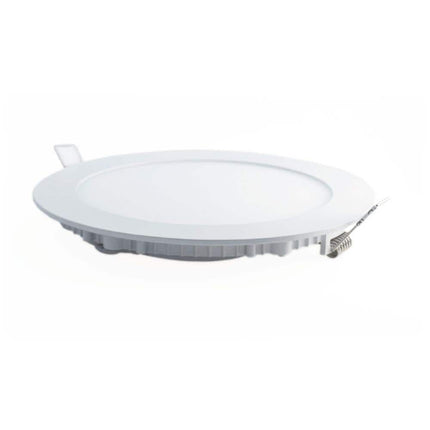 Panel Led Redondo Embutido 12w/3000k