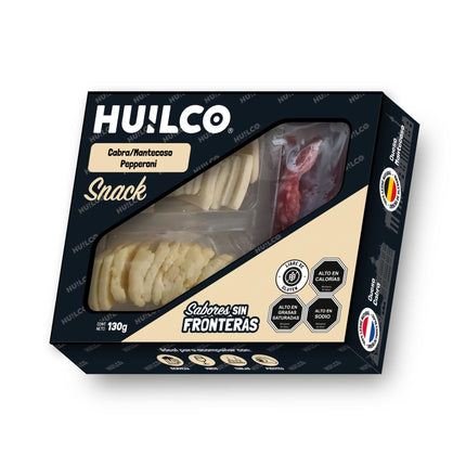 Queso Cabra, Mantecoso y Pepperoni Caja, 130 G