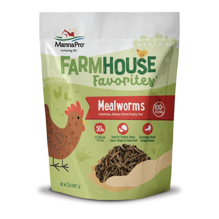 Manna Pro Farmhouse Favorites Gusanos de la harina para aves de corral 2 kg