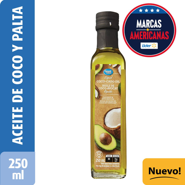 Aceite Coco y Palta Botella, 250 ml | Apishop