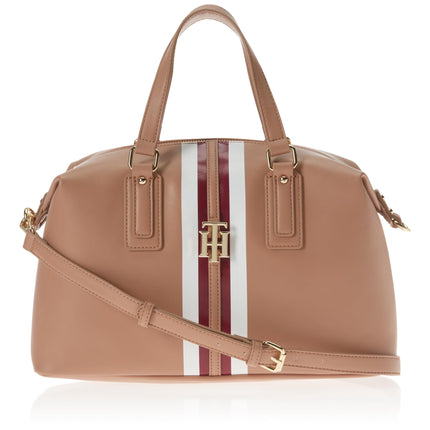Bolso Satchel Tommy Hilfiger Jaden de Cuero Vegano 35x22x14 cm