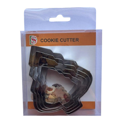 Cortador Galletas Arbol Navidad 5 pcs