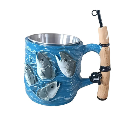 Taza De Café De Pesca, Elegante Recipiente De 101-200 Ml Para Cocina, Restaurante Y Fiestas.