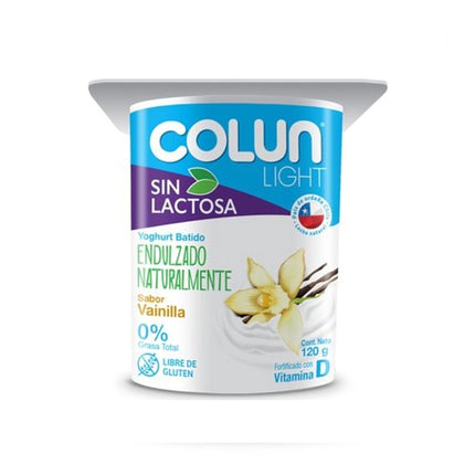 Yoghurt Batido Light sin Lactosa Sabor Vainilla Pote, 120 g | Apishop