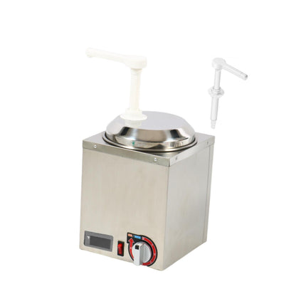Dispensador De Queso Con Bomba De Acero Inoxidable Para Puestos De Comida Y Restaurantes