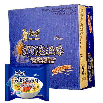 Fideo Instantaneo Kang Shi Fu Sabor a Marisco 98g*30 Bolsas