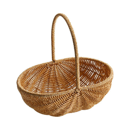 Cestas De Flores Contenedor De Almacenamiento Portátil Huevos Cesta De Dulces Cesta De Almacenamiento Grande 27cmx27cmx20cm