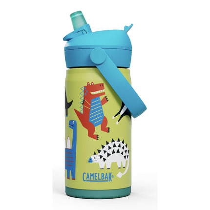 Botella de agua CamelBak Thrive Flip Straw Kids de acero inoxidable de 350 ml