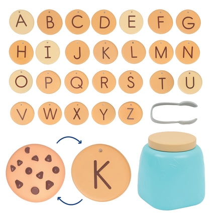 Tarro de galletas con el alfabeto ABC de Toy Learning Resources para niños