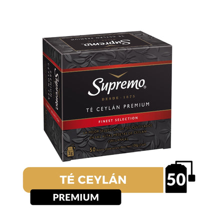 Té Ceylán Premium Caja, 50 un