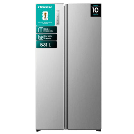 Refrigerador Hisense Side by Side No Frost / RS3P558NECF 531 Litros