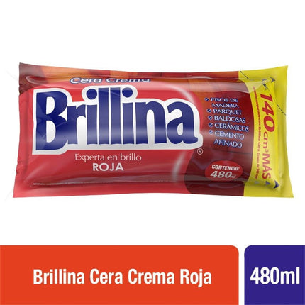 Cera Crema Roja Bolsa, 480 ml