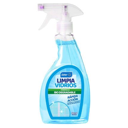 Limpia Vidrios Líquido Botella Gatillo, 500 ml