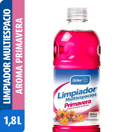 Limpiador Piso Líquido Primavera   Botella, 1800 ml
