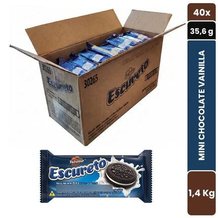 Galletas Chocolate Vainilla Mini 40u X 35gr Caja Por Mayor