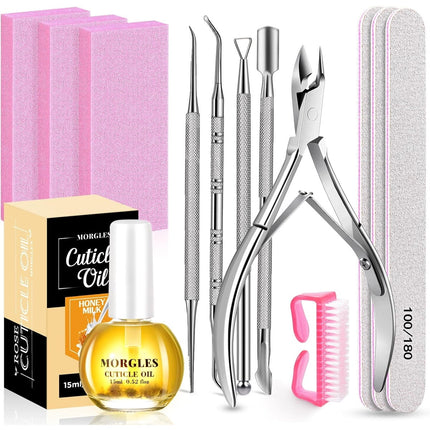 Kit cuidado uaaas MORGLES 13 piezas lima y buffer