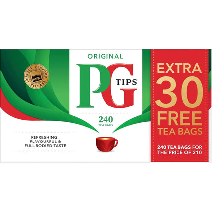 Bolsitas de té PG Tips, 240 unidades, paquete de 2