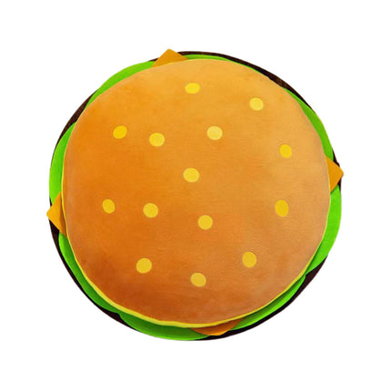 Cojín Relleno De Hamburguesa, Almohada Para Niño Y Niña, Sofá, Oficina, Hamburguesa Con Queso, Juguete De Peluche