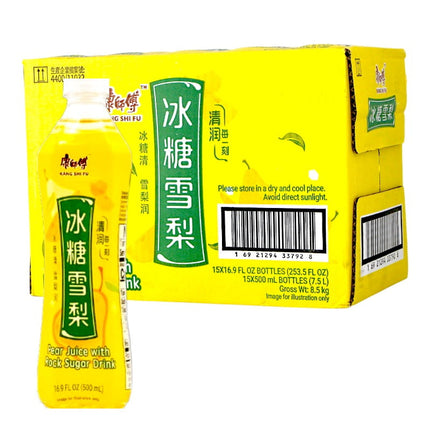 Jugo de Pera Marca Kang Shi Fu 500 ml* 15 Botellas