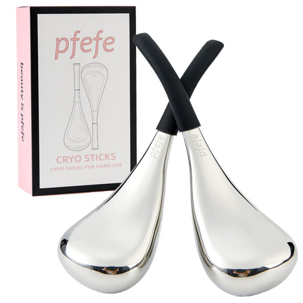 Herramientas para el cuidado de la piel facial Ice Globes Pfefe para mujer