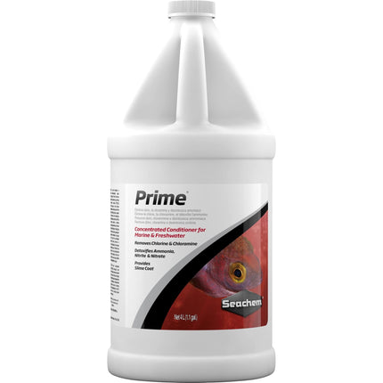 Acondicionador Seachem Prime para Agua Dulce y Salada 3,78 L