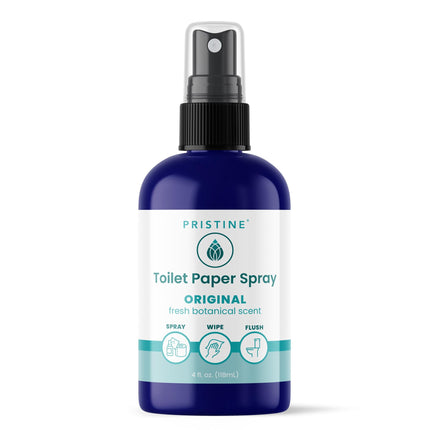 Spray de papel higiénico PRISTINE Original 120 ml, ecológico