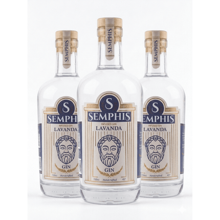 Pack x3 Gin Semphis Lavanda 700 cc Infused gin 100% natural