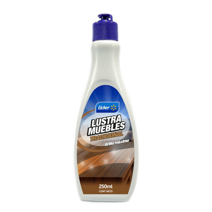 Lustra Muebles Crema Tradicional Botella, 250 ml