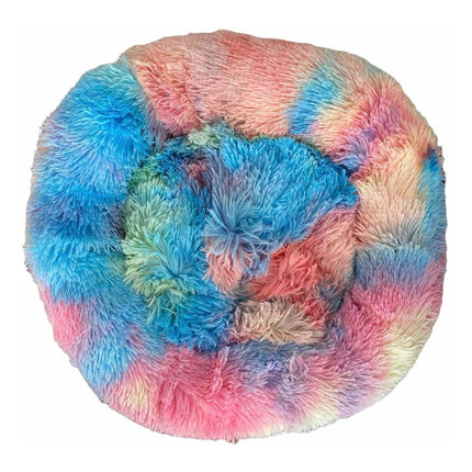 Cama Mascota Ultrasuave Gato Perro 60 Cm Talla M multicolor
