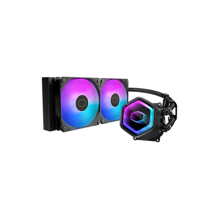 Refrigeración Líquida Cooler Master MasterLiquid Core II ARGB 240mm Black Compatible Intel y AMD