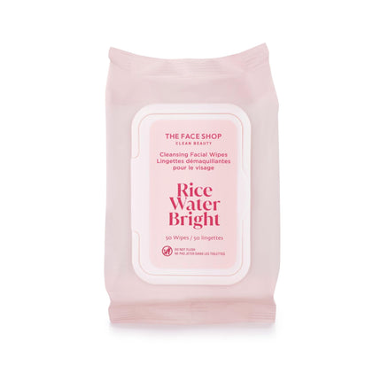 Toallitas desmaquillantes The Face Shop Rice Water Bright Vegan